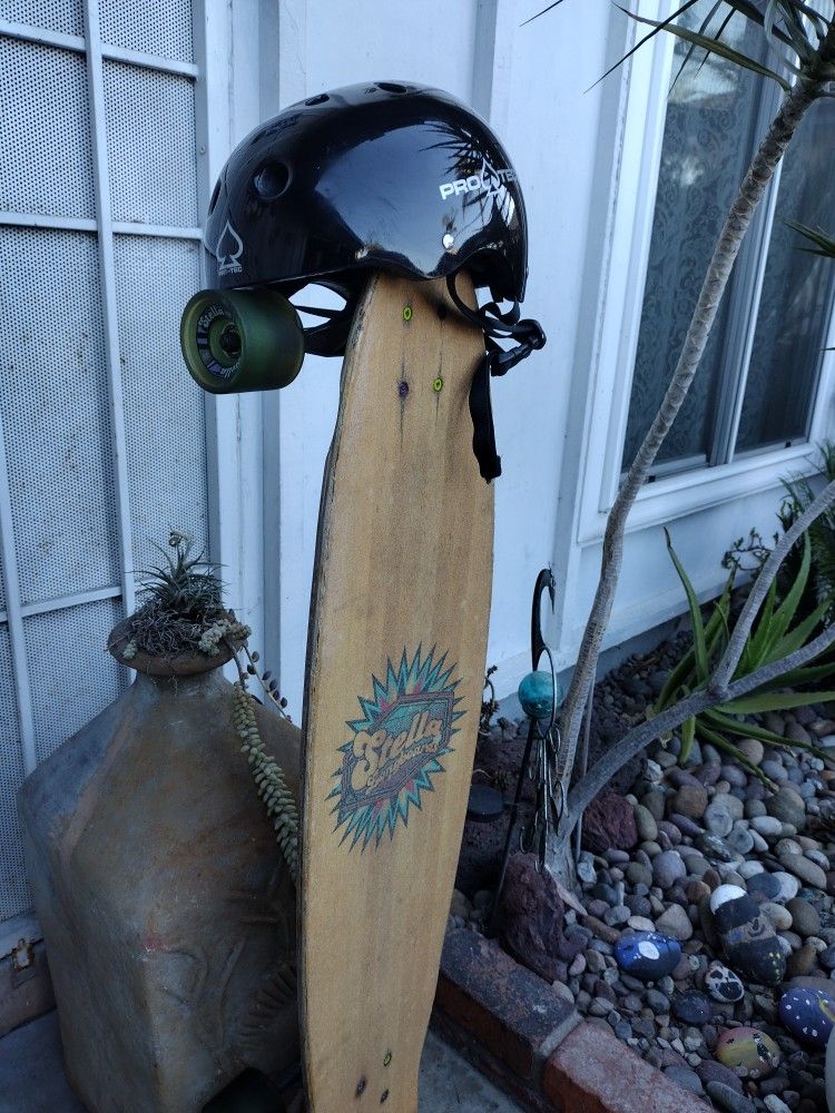 Stella Longboard, And Helmet Bundle