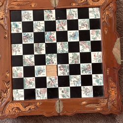 Vintage Chinese Chess Board 