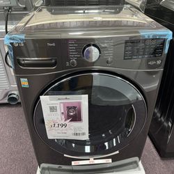 Washer/dryer Combo In Black Steel With 1 Year Warranty 