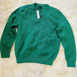J.crew Sweater Unisex Green Color 