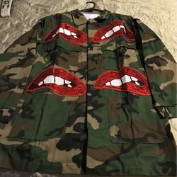 New Camouflage Denim Jacket