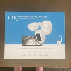 Ring Floodlight And chime pro