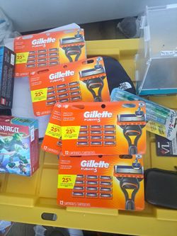 X5 Gillette fusion 5 12 cartridges boxes new