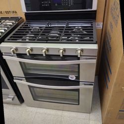 WHIRLPOOL GOLD DOUBLE OVEN RANGE OPEN BOX ITEM 5D
