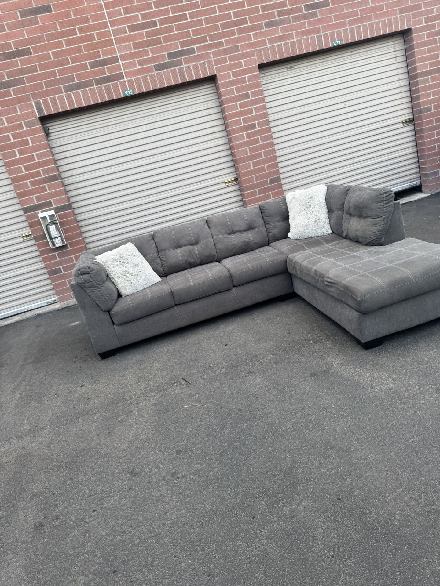 awesome nice gray sectional couch
