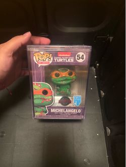 TMNT michelangelo art funko pop