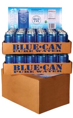 💧 BLUE CAN  - EMERGENCY DRINKING WATER – 50-YEAR SHELF LIFE 💧