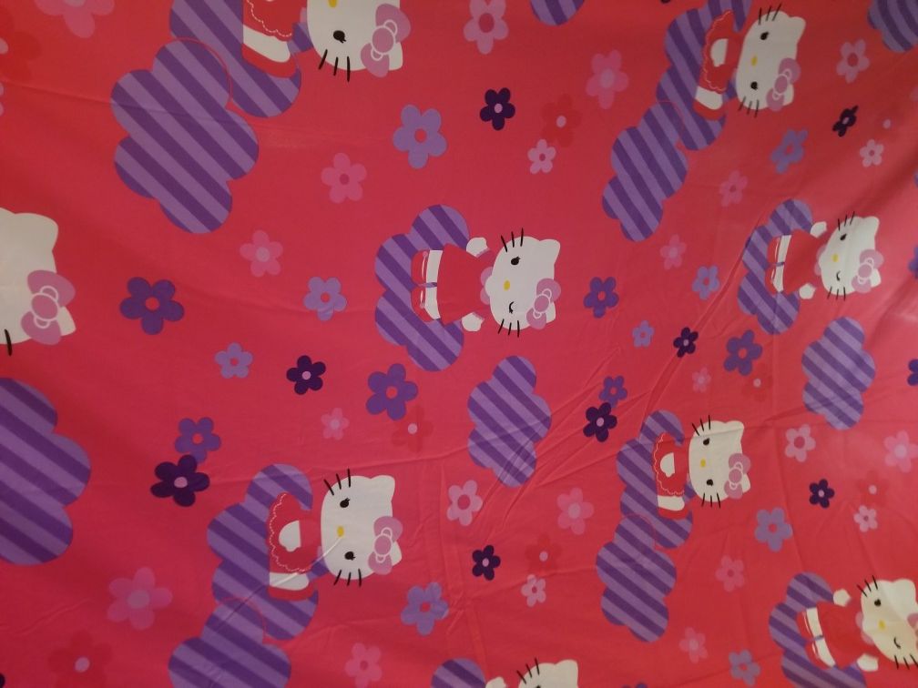 Hello Kitty Flat Sheet- Brand New