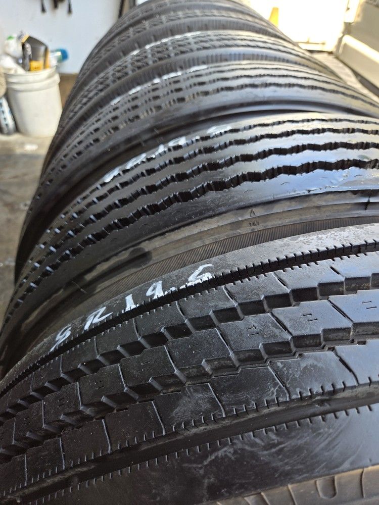 7 used tires 8r19.5 $350.00 all 7