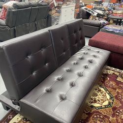 Futon Bed With Cup holder Brown Available 