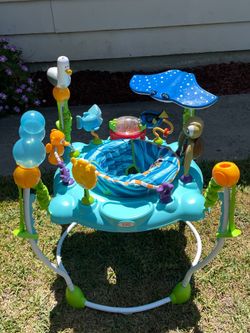 Disney Baby Finding Nemo Musical Interactive 360 Seat Jumper Activity Center