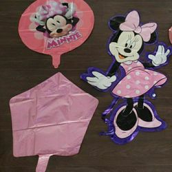 Minnie Mouse Helium Balloons Set