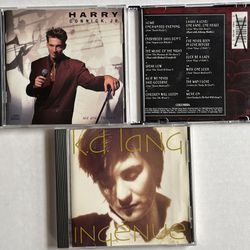3 CD’s - Streisand/ Connick Jr/ KD Lang 