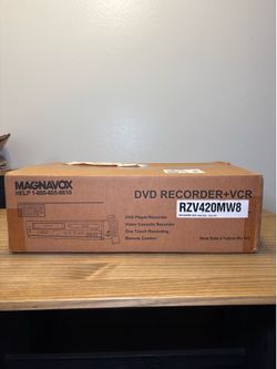 Magnavox ZV420MW8 DVD Recorder VCR Combo New Open Box Complete