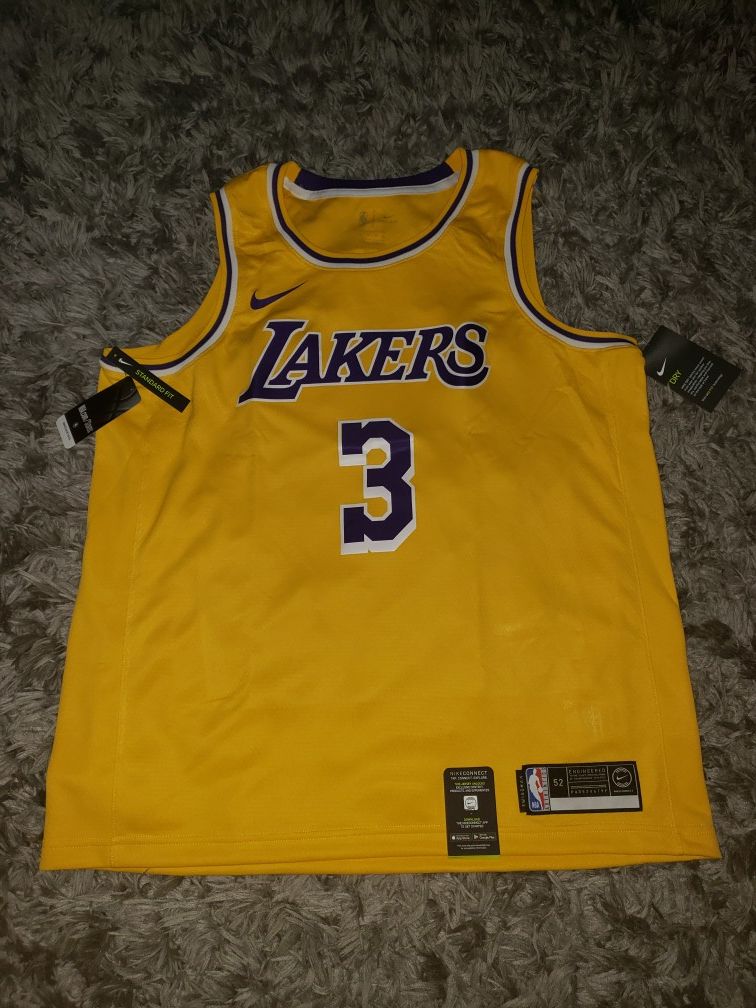 Anthony Davis Los Angeles Lakers Nike 2019/20 Swingman Jersey Gold - Icon Edition . Size XL