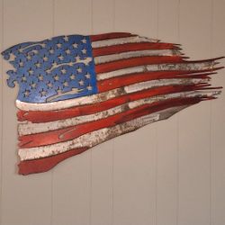 US American Metal Flag 