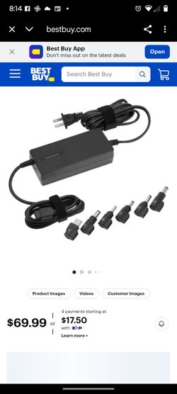 Universal Laptop Charger From Best Buy.