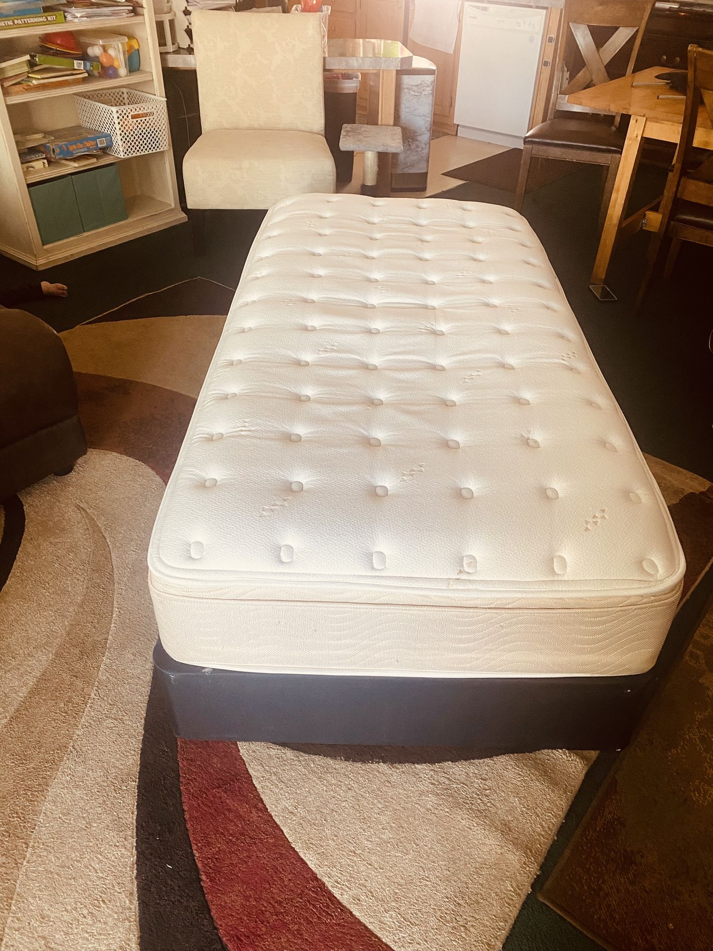 2 different Twin mattresses and/ or box springs ——see pictures for prices. (USED NOT NEW) priced separately—more pics only for seriously interested pe