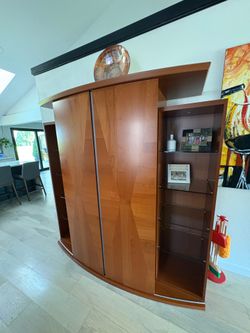 Matching cabinet and buffet