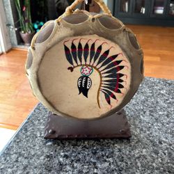 Native American rawhide hand drum
