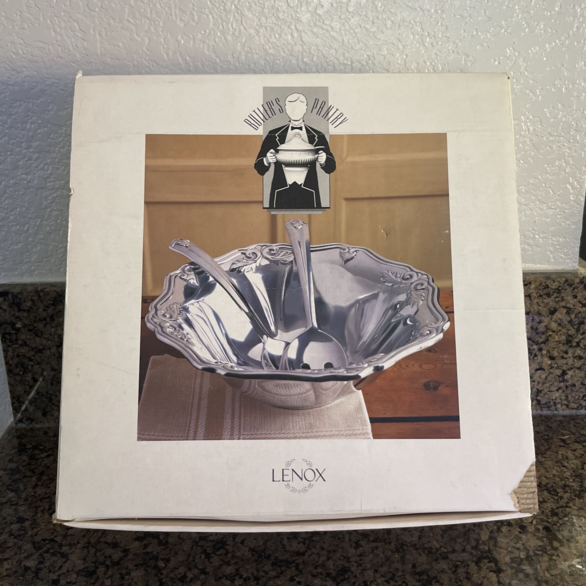 Aluminum Lenox Punch/Salad Bowl
