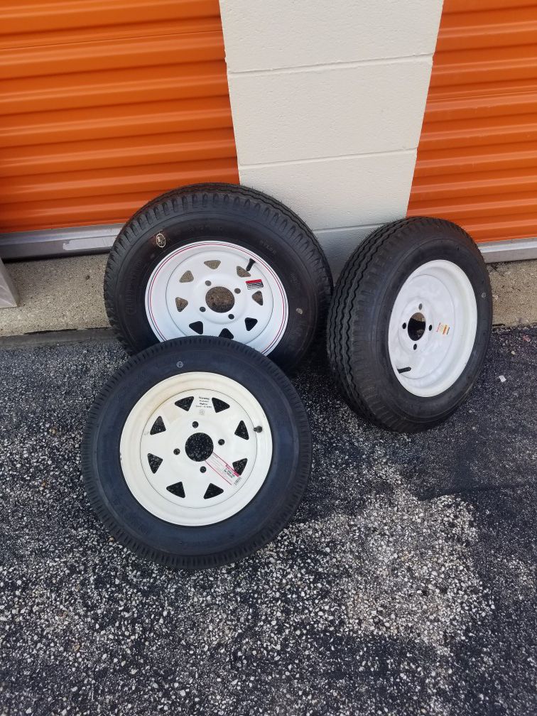 new 12" rim&tires for a trailer