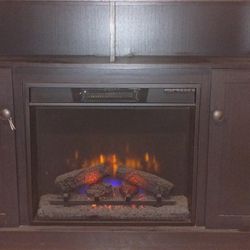 Electric Fireplace With Remote