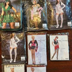 Women’s Halloween Costumes; Small Medium Large