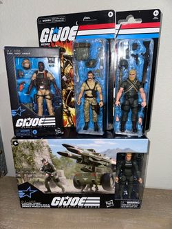 G.I. Joe classified series Doc Hawk Abernathy with M.M.S. Retro Recondo rock and roll lot