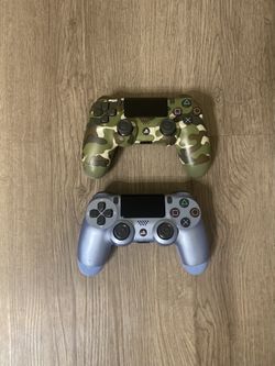 two custom Playstation 4 Controllers