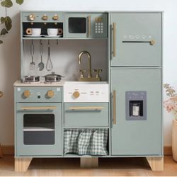 Play Kitchen Robud Bean Green Kitchen 