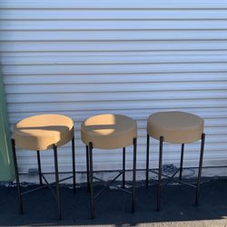 26" Modern Backless Bar Stool
