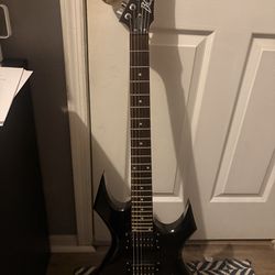 B.C Rich Warlock guitar . Fender R.A.D 75 amp