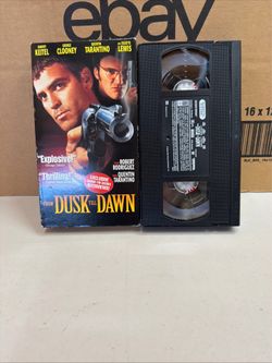 From Dusk Till Dawn VHS HORROR 1996 Bonus Footage Tarantino Clooney Lewis Tested