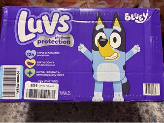 Luvs Platinum Protection Bluey Diapers Size 2 (104ct)OBO