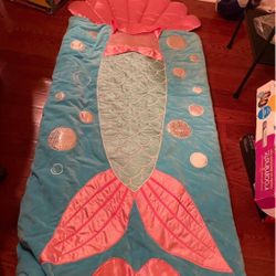 Catching Fireflies mermaid sleeping bag. 