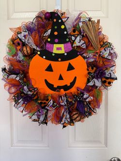 Handmade Halloween Wreath