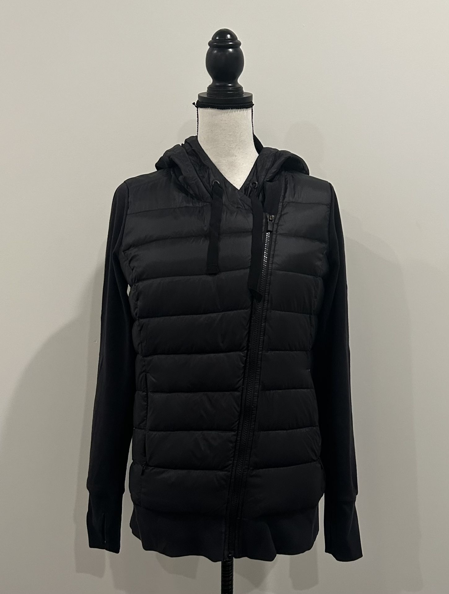 Athleta Goose Down Puffer Hoodie Jacket