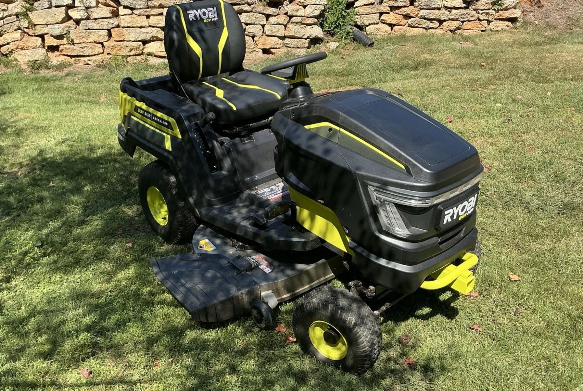 Ryobi T42Li Electric Riding Mower Only 10 Hours
