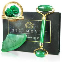 Jade Roller and Gua Sha Tools Set