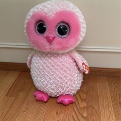 Beanie Boos, Twiggy The Owl, Pink