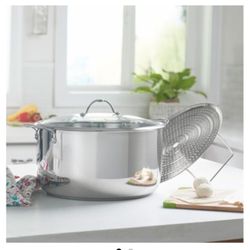 Olla de 15 qt. con parrilla
