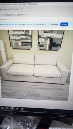 New in box 3 seat sofa by LIZMUEBLES