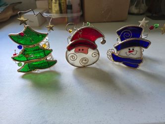 Christmas candle holders