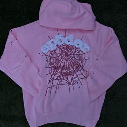 Pink spider hoodie