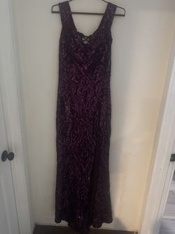 Windsor Burgundy Long Dress
