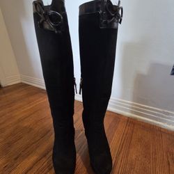 Fendi 36.5 Black Platform Boots
