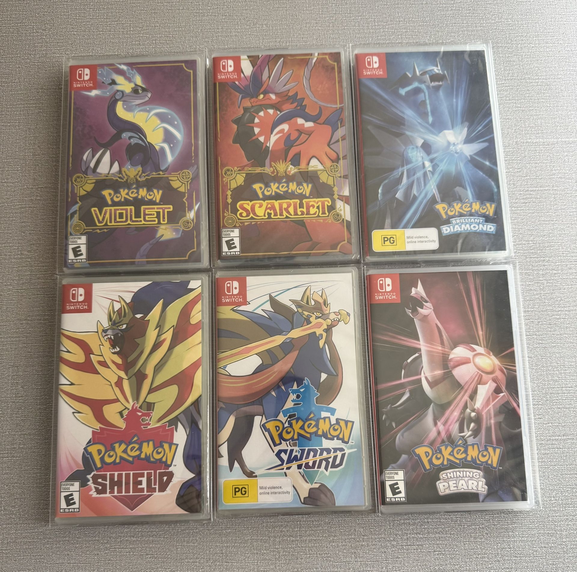 Nintendo Switch Pokemon Games(New/Sealed)