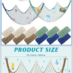 Decorative Fish Nets 12pack 