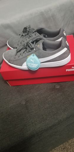 GREY PUMAS VIKKY SUEDE